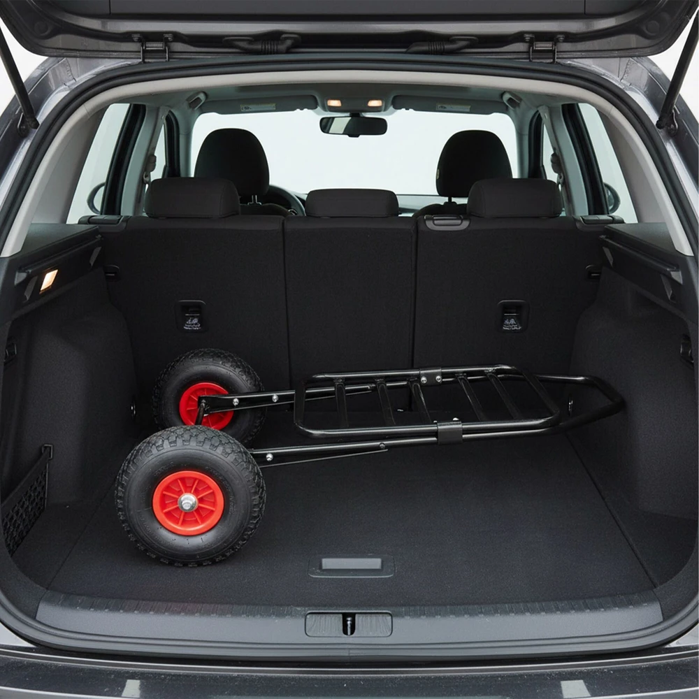 Relaxdays Sulankstomas transportavimo vežimėlis, 80 kg