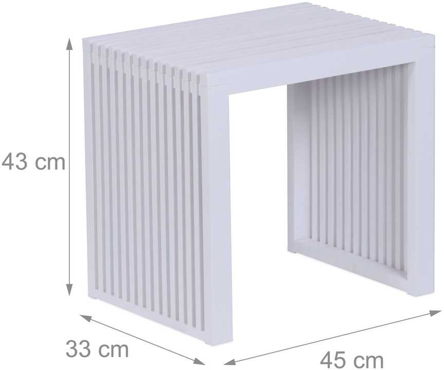 Relaxdays Minimalistinis bambukinis suoliukas