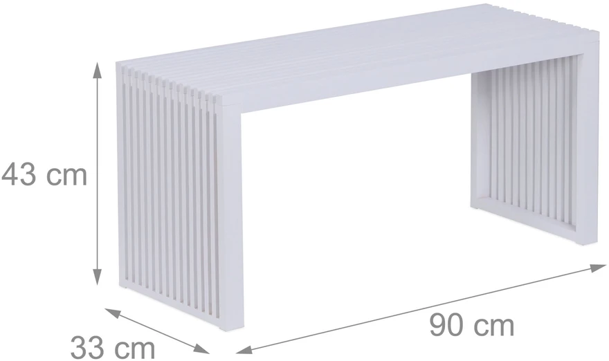 Relaxdays Minimalistinis bambukinis suoliukas