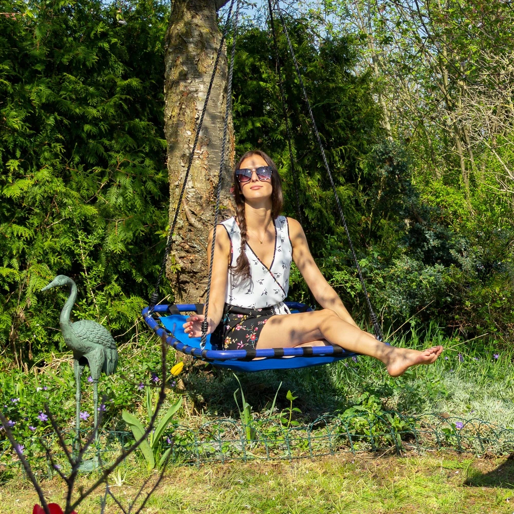 Relaxdays Kvadratinės lizdo formos sūpynės naudojimui lauke