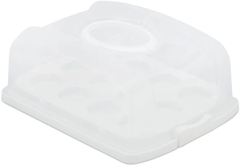 Relaxdays Stačiakampė torto dėžė-nešyklė