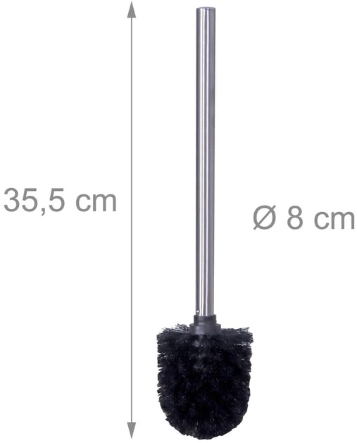 Relaxdays Tualeto šepetys + 5 atsarginės galvutės Ø8 cm