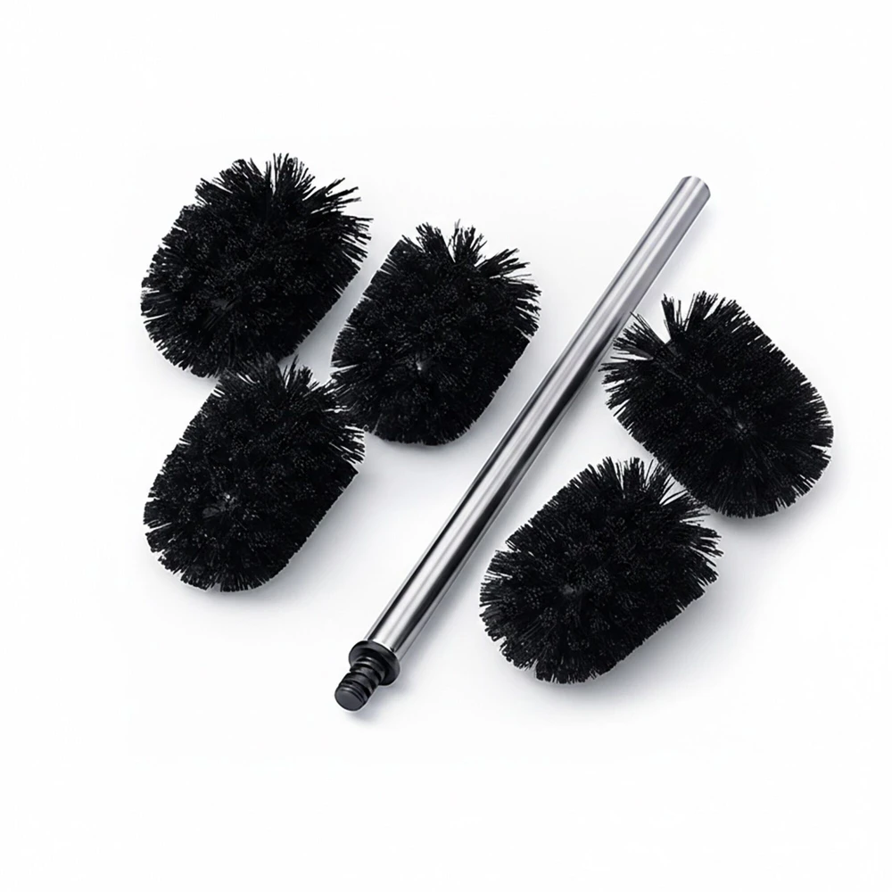 Relaxdays Tualeto šepetys + 5 atsarginės galvutės Ø8 cm