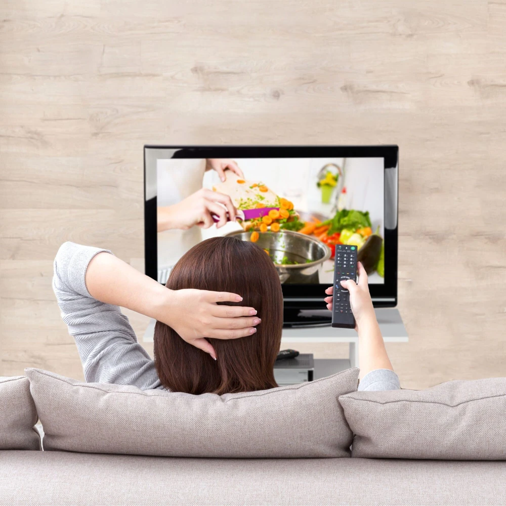 Relaxdays TV staliukas, 40x80x40 cm, balta
