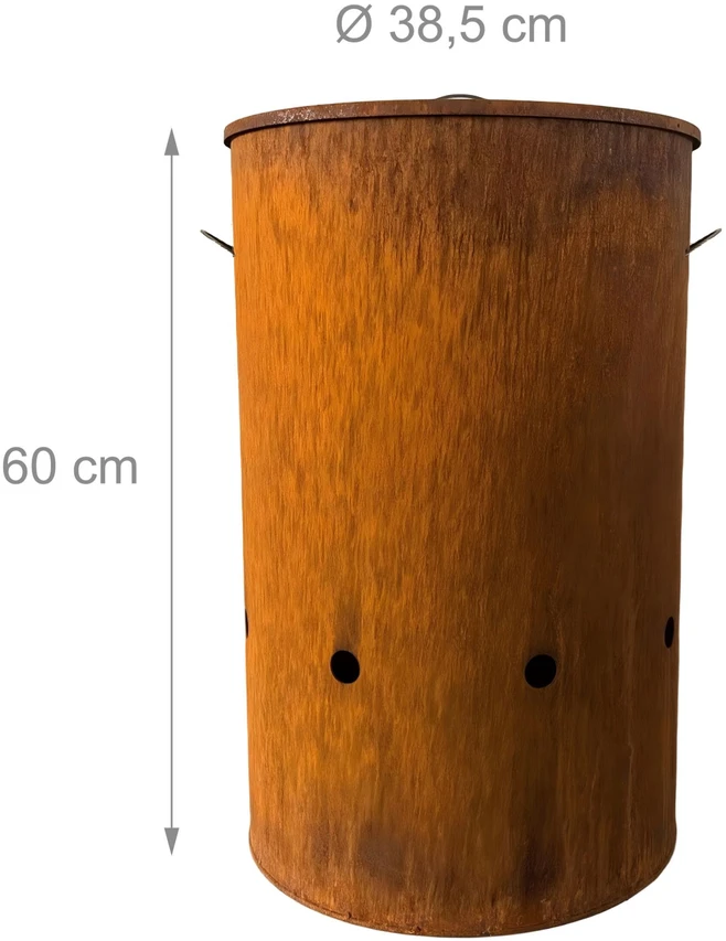 Relaxdays Corten plieno ugnies statinė