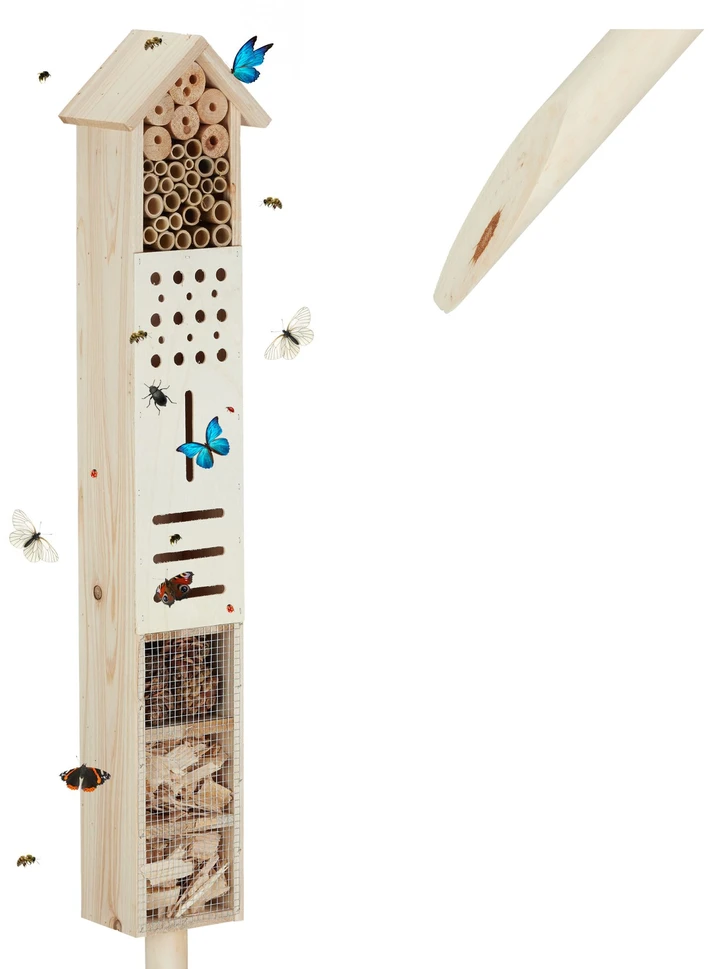 Relaxdays Vabzdžių viešbutis su smaiginiu stovu