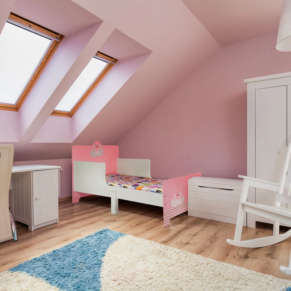 Relaxdays Vaikiška lova su gulbės dizainu