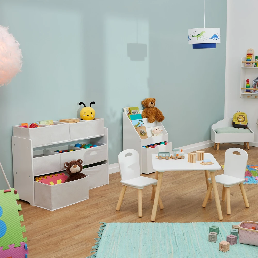 Relaxdays Vaikiška daiktų laikymo spintelė su 9 dėžėmis