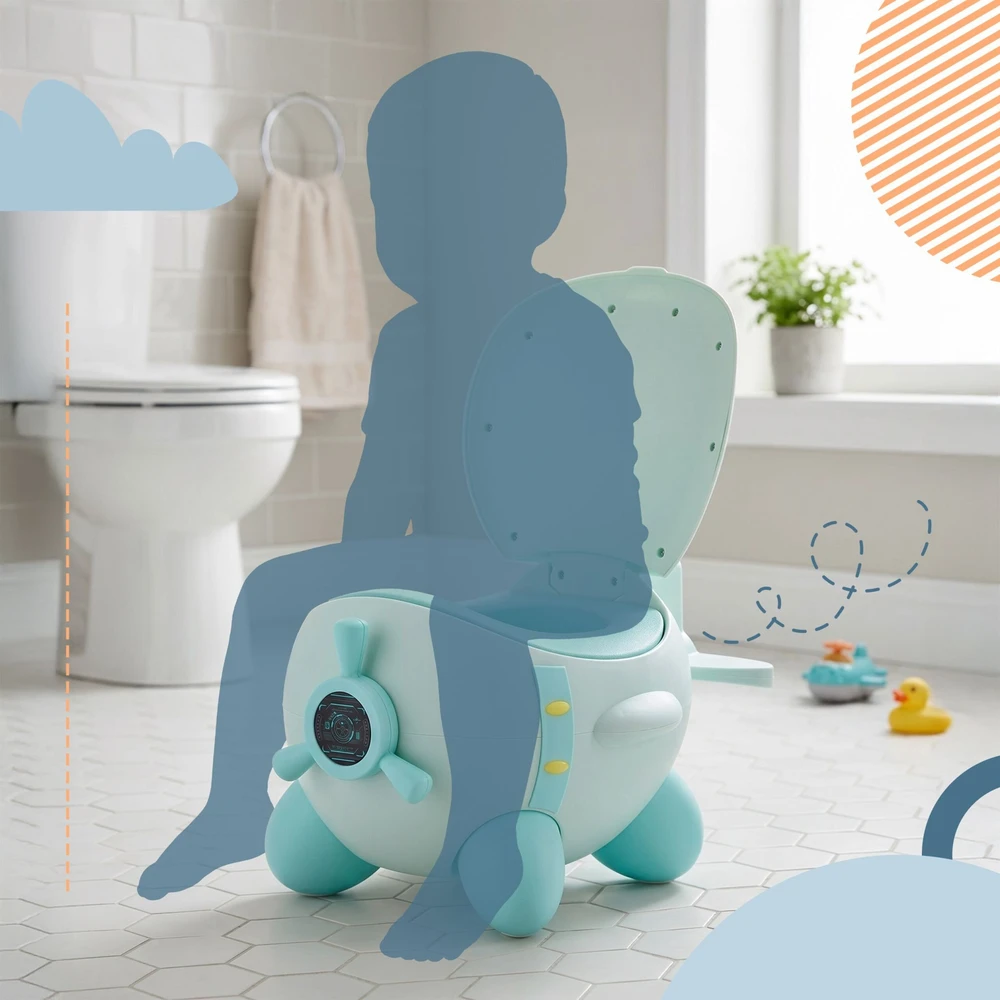 Relaxdays Vaikiškas lėktuvo formos puodukas