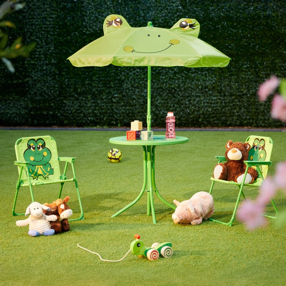 Relaxdays Vaikiškas stovyklavimo rinkinys su skėčiu