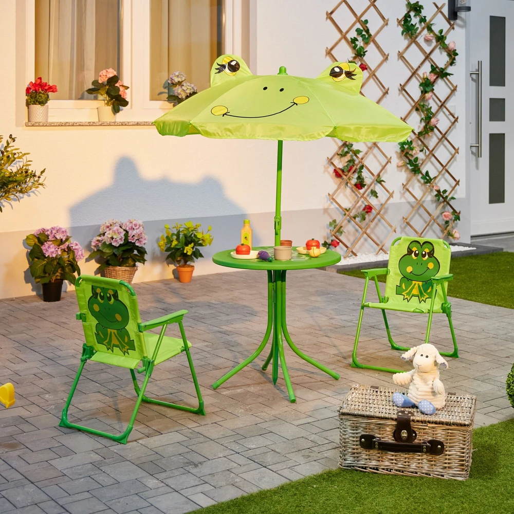 Relaxdays Vaikiškas stovyklavimo rinkinys su skėčiu