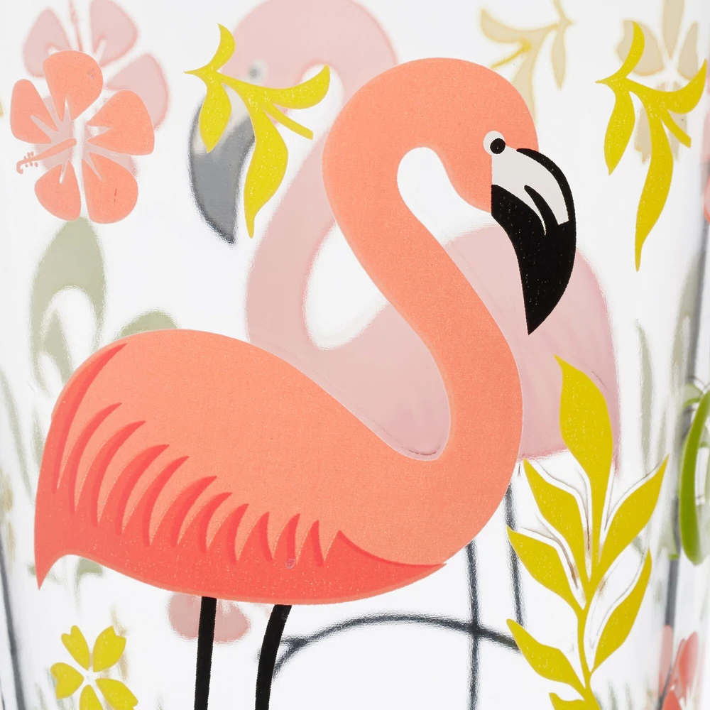 Relaxdays 4x vaikiški puodeliai su flamingo motyvu