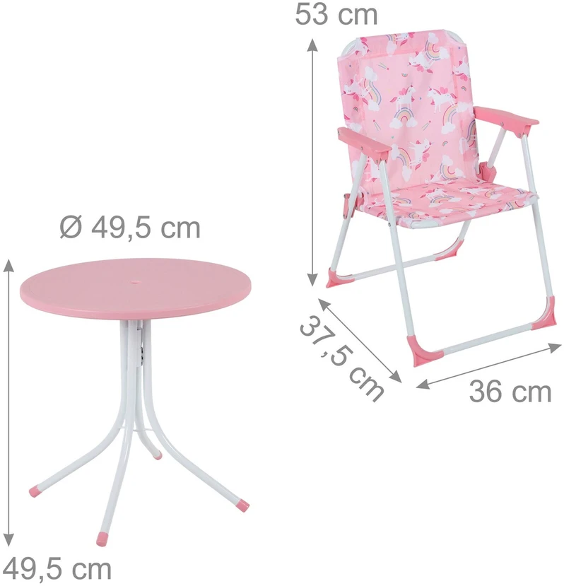 Relaxdays Vaikiškas stovyklavimo rinkinys su skėčiu nuo saulės