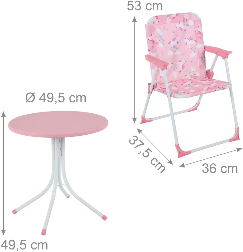 Relaxdays Vaikiškas stovyklavimo rinkinys su skėčiu nuo saulės