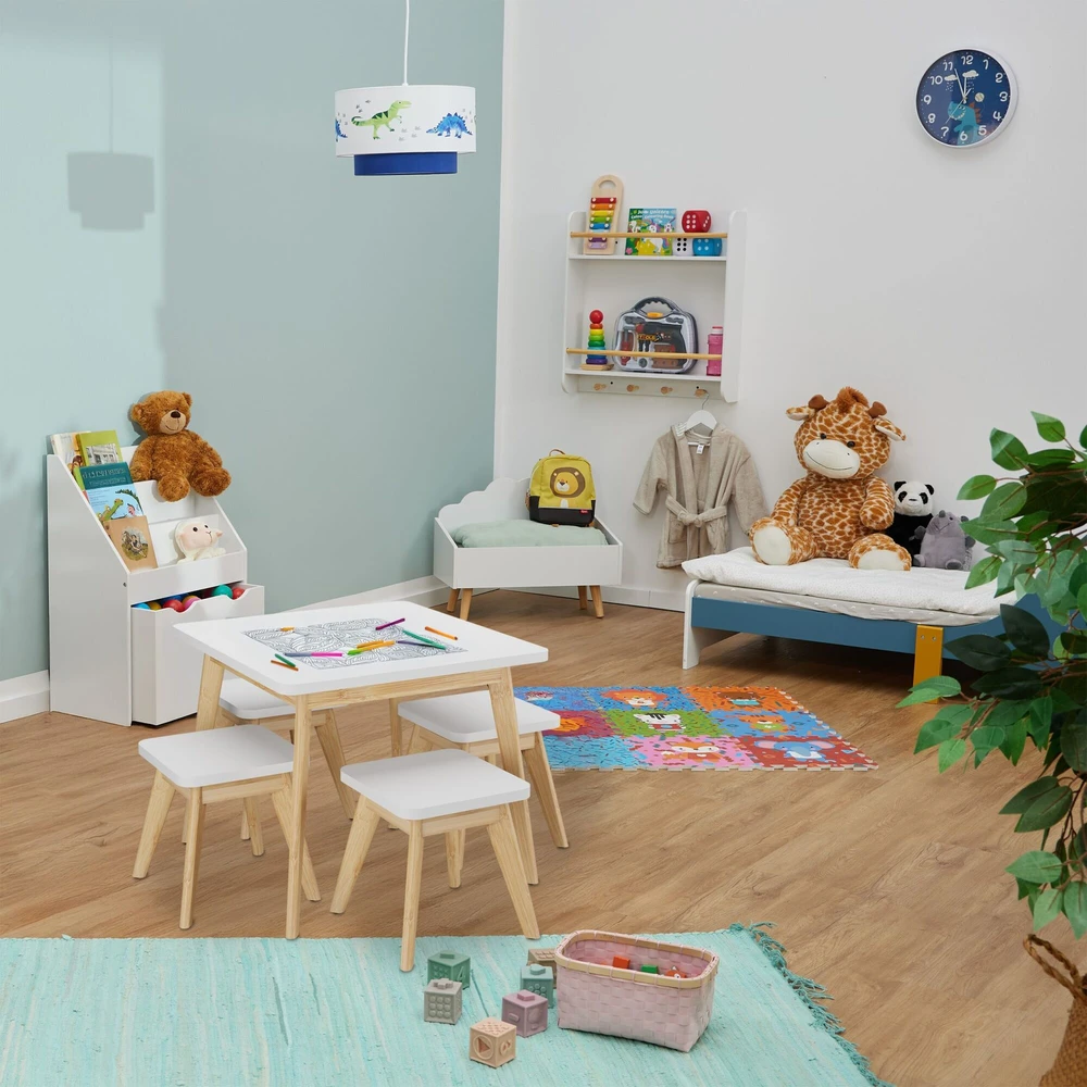 Relaxdays 5 dalių vaikiškas sėdėjimo komplektas