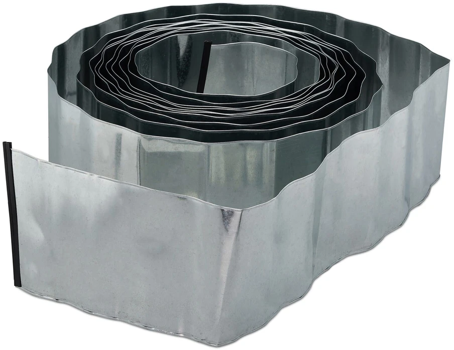 Relaxdays 10 m metalinis vejos bortelis