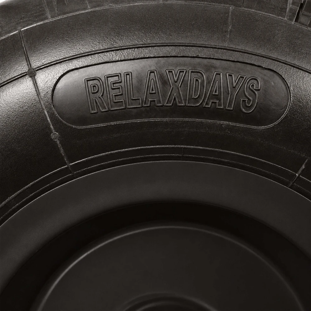 Relaxdays 2x karučio ratų 4.00-6 iš vientisos gumos