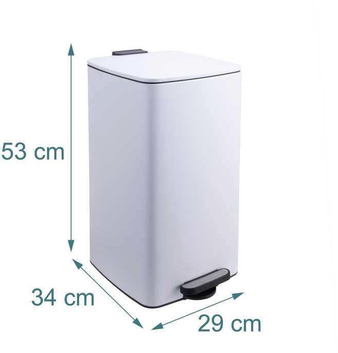 Relaxdays Virtuvės šiukšliadėžė 30L