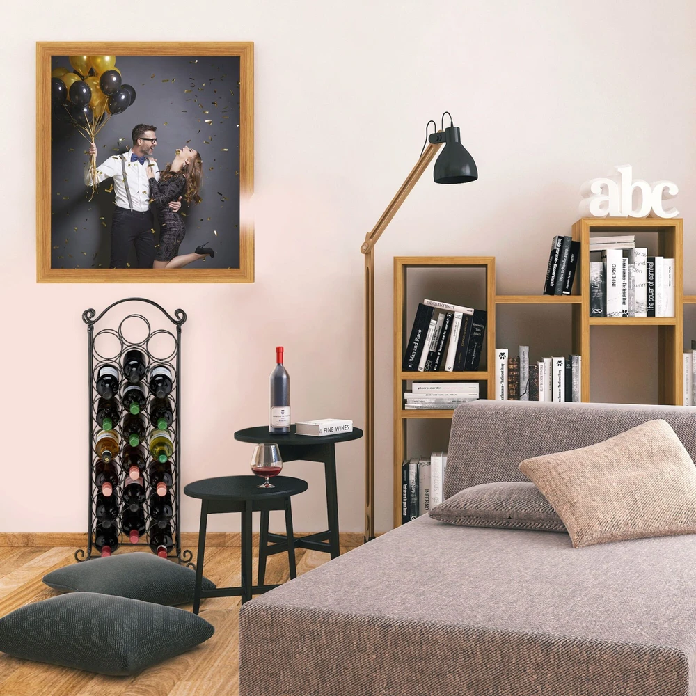 Relaxdays Vyno stovas 21 buteliui