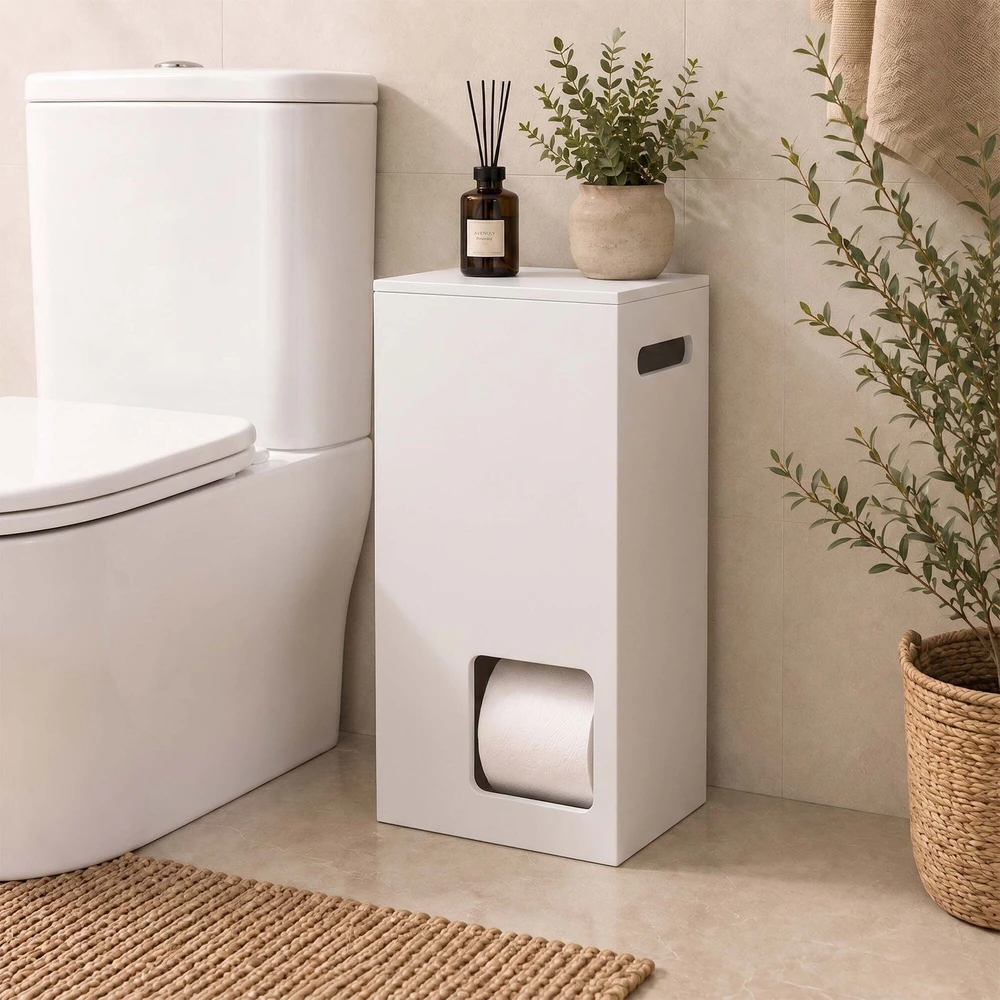 Relaxdays WC popieriaus laikiklis, 8 rulonams, su rankena