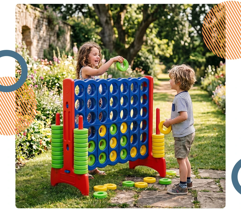 Relaxdays Connect4 XXL