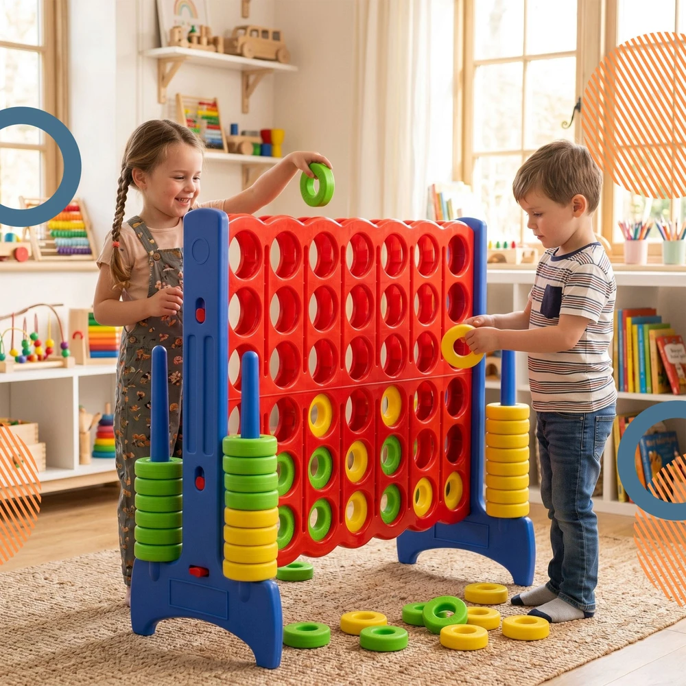 Relaxdays Connect4 XXL