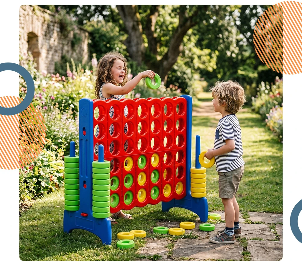 Relaxdays Connect4 XXL