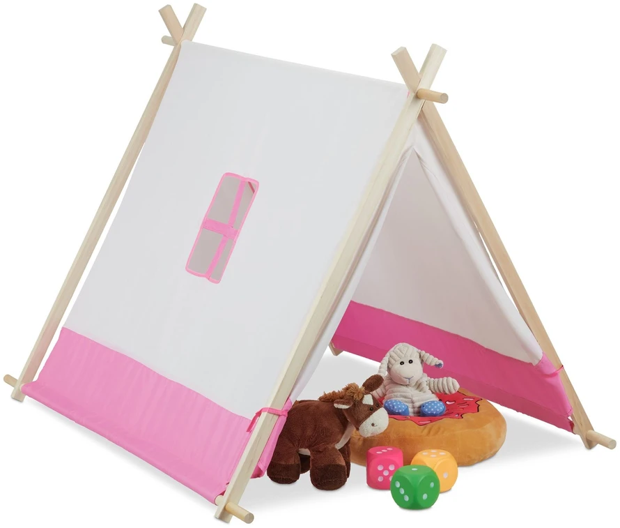 Relaxdays Vaikiška žaidimų palapinė tipi