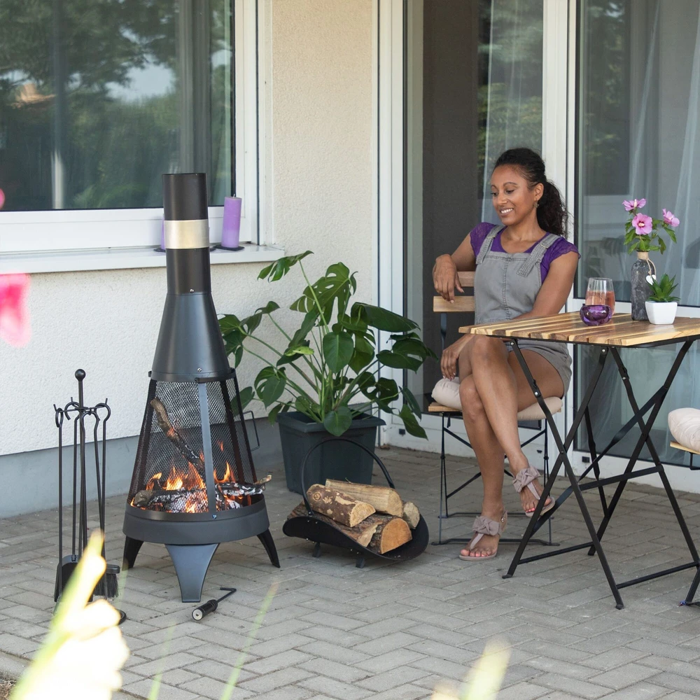 Relaxdays 5 dalių židinio įrankių rinkinys