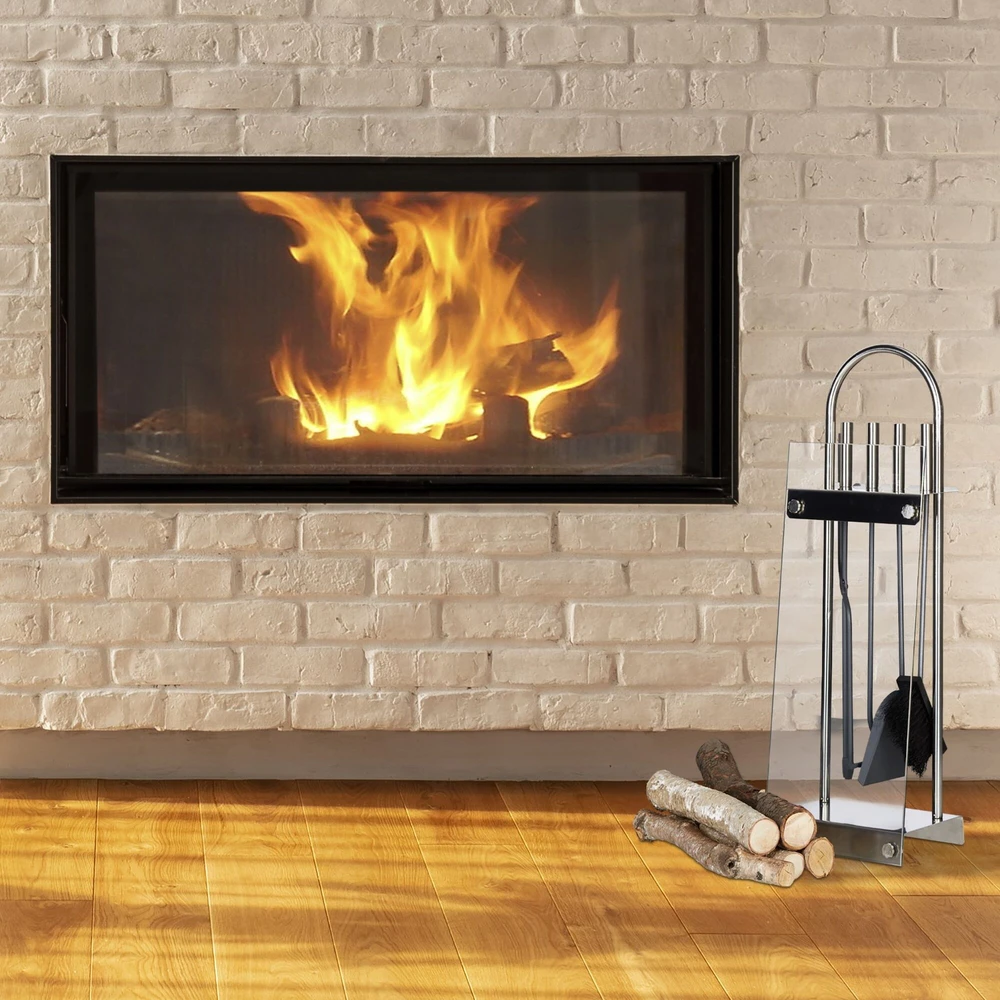 Relaxdays Modernus 5 dalių židinio įrankių rinkinys