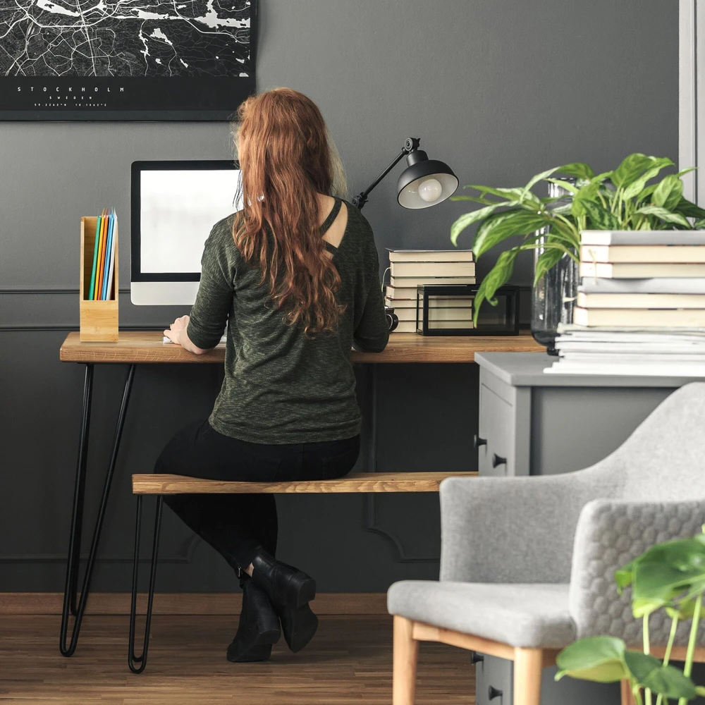 Relaxdays Bambukinė žurnalų dėklas A4