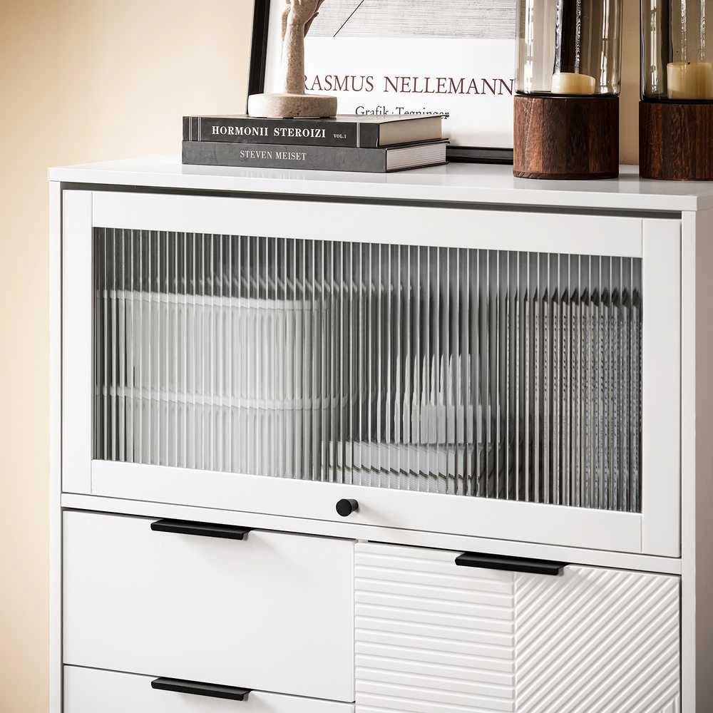 TV staliukas Virtuvės spintelė, SoBuy FSB94-W, 86x40x108 cm
