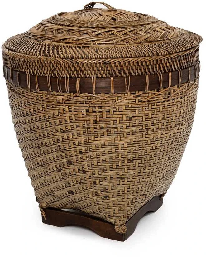 Bazaar Saugojimo krepšys, koloninis, 0,35x0,35x0,4 m, natūraliai ruda