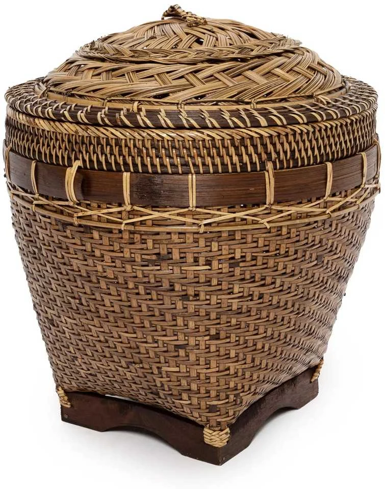 Bazaar Saugojimo krepšys, koloninis, 0,42x0,42x0,45 m, natūraliai rudas