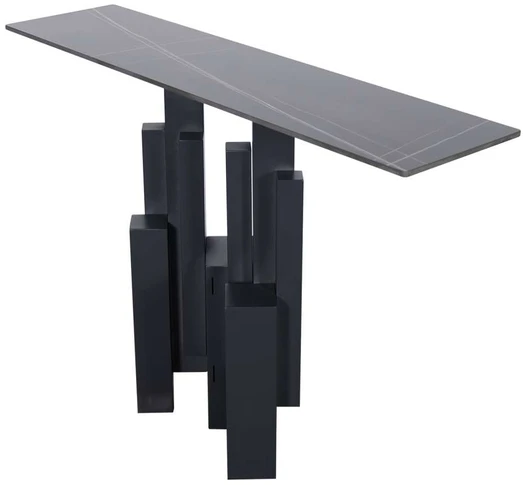 Siauras konsolinis staliukas, 120 cm, Modig, juodas