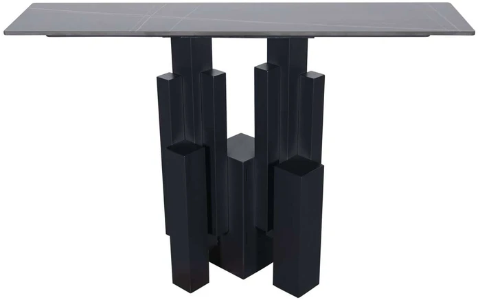 Siauras konsolinis staliukas, 120 cm, Modig, juodas