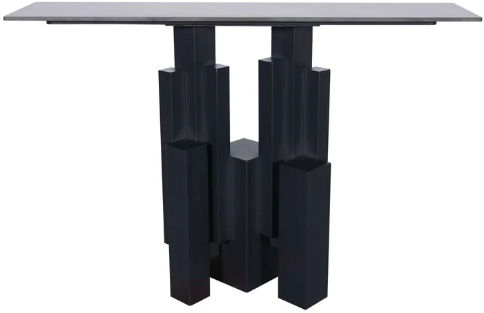 Siauras konsolinis staliukas, 120 cm, Modig, juodas
