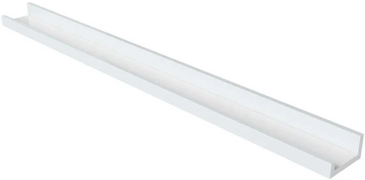 Songmics Plūduriuojantis paveikslų turėklas baltos spalvos
