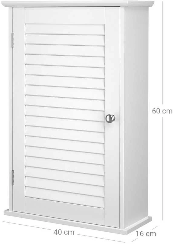 Vasagle Wandschrank baltas