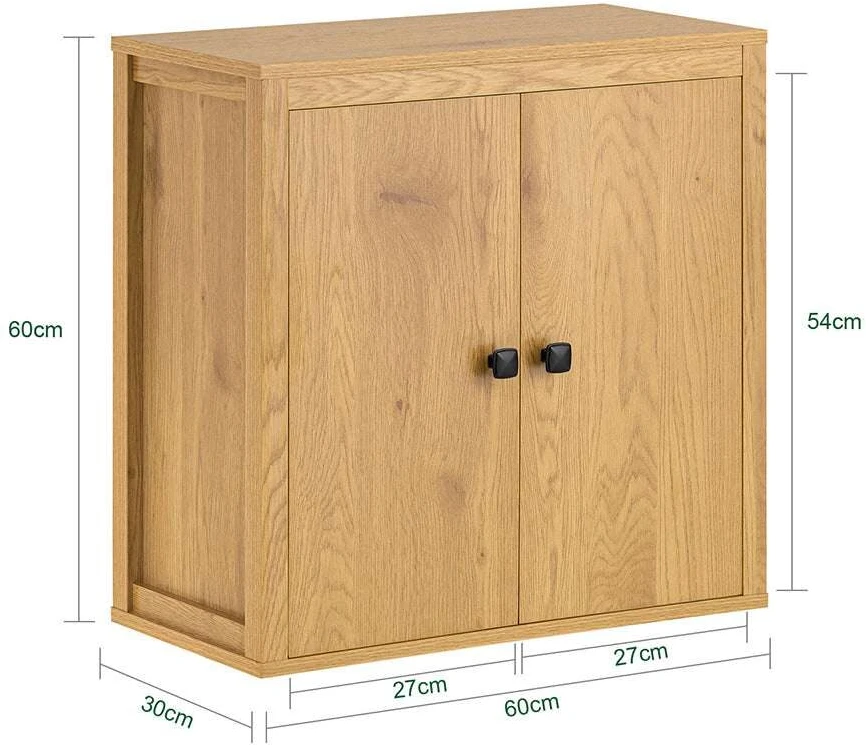 Sieninis spintelis, SoBuy BZR168-SN, 60x30x60 cm