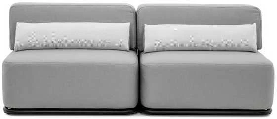 Sofa Sitsit Baldų sistema, STRAW 2', 0.8x2.04x0.78 m, Pilka