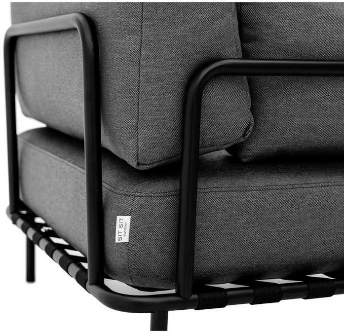 Sofa Sitsit Galinių Elementas, Salve, 78x78x78 cm, Tamsiai Pilka