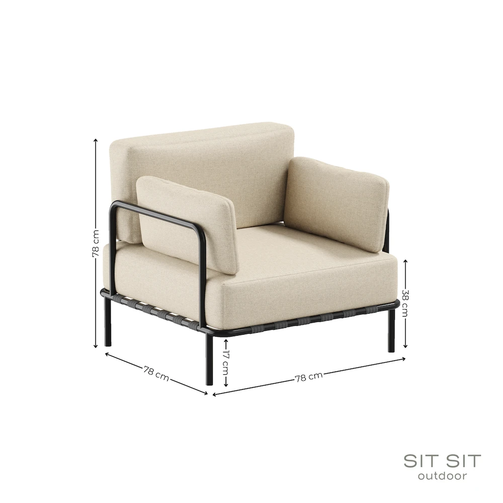 Sitsit Kėdė, Salve, 78x78x78 cm, Bežinė
