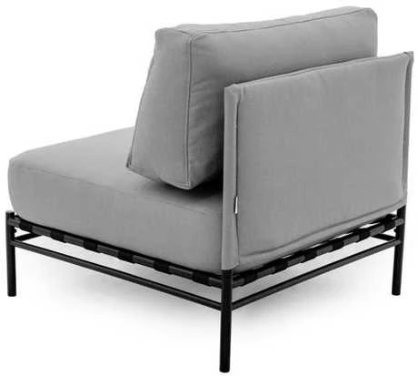 Sofa Sitsit Lauko Baldai, Dandy Vieno Modulio, 78x78x78 cm, Pilka