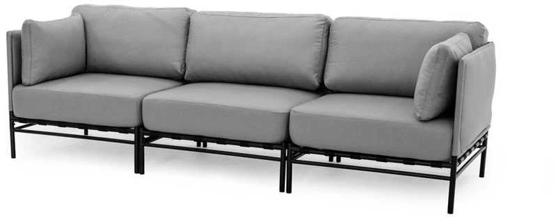 Sofa Sitsit Lauko modulinės baldai, Dandy, 78x234x78 cm, Pilka