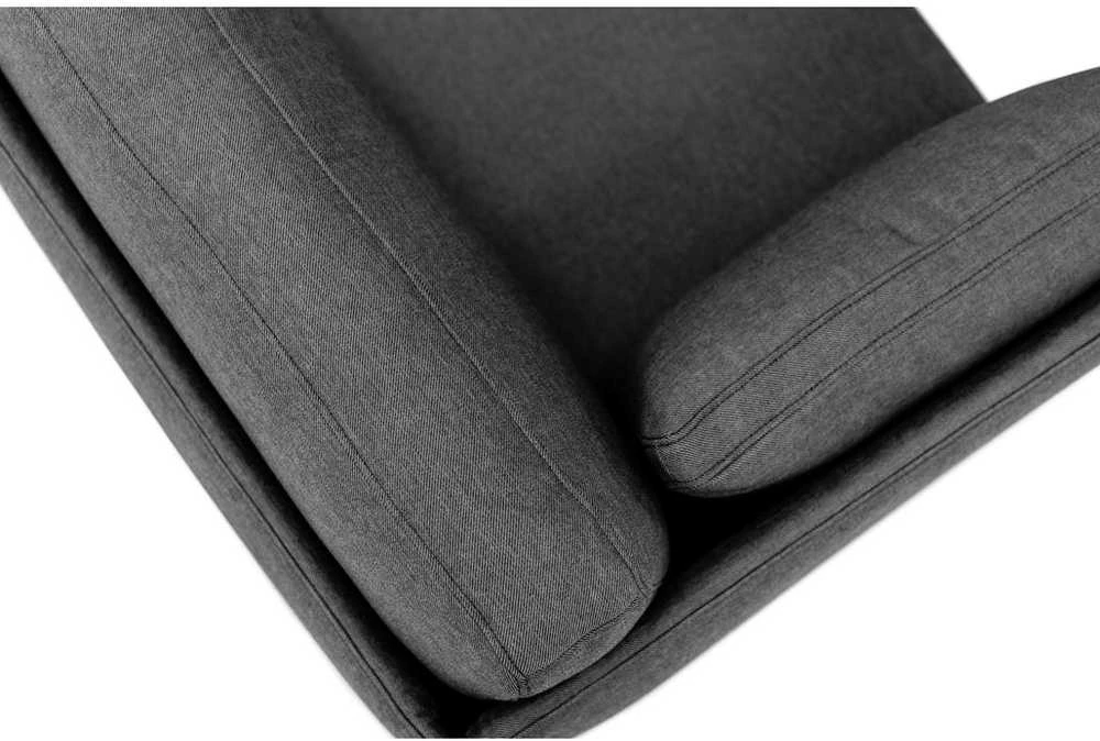 Sofa Sitsit Lauko moduliniai baldai, Dandy galinis modulis, 78x78x78 cm, tamsiai pilka spalva