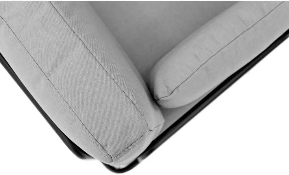 Sofa Sitsit Modulinė Baldų Sistema, Salve + Pufas, 156x234 cm, Pilka