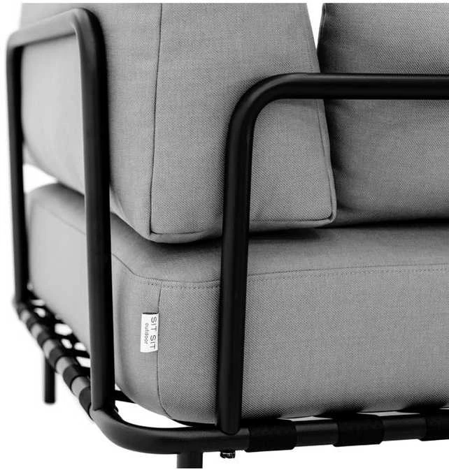 Sofa Sitsit Modulinis Baldų Rinkinys, Salve, 234x234 cm, Pilka