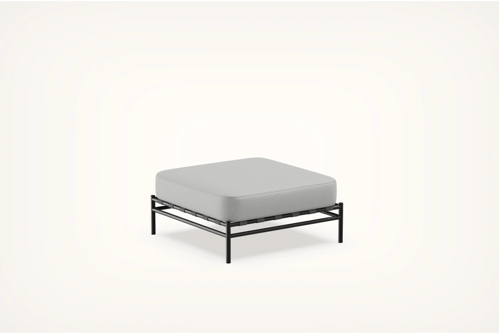 Sitsit Pufas modulis, Dandy, 78x78x37 cm, Pilka spalva