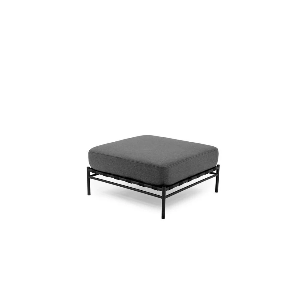 Sitsit Pufas modulis, Dandy, 78x78x37 cm, Tamsiai pilka spalva